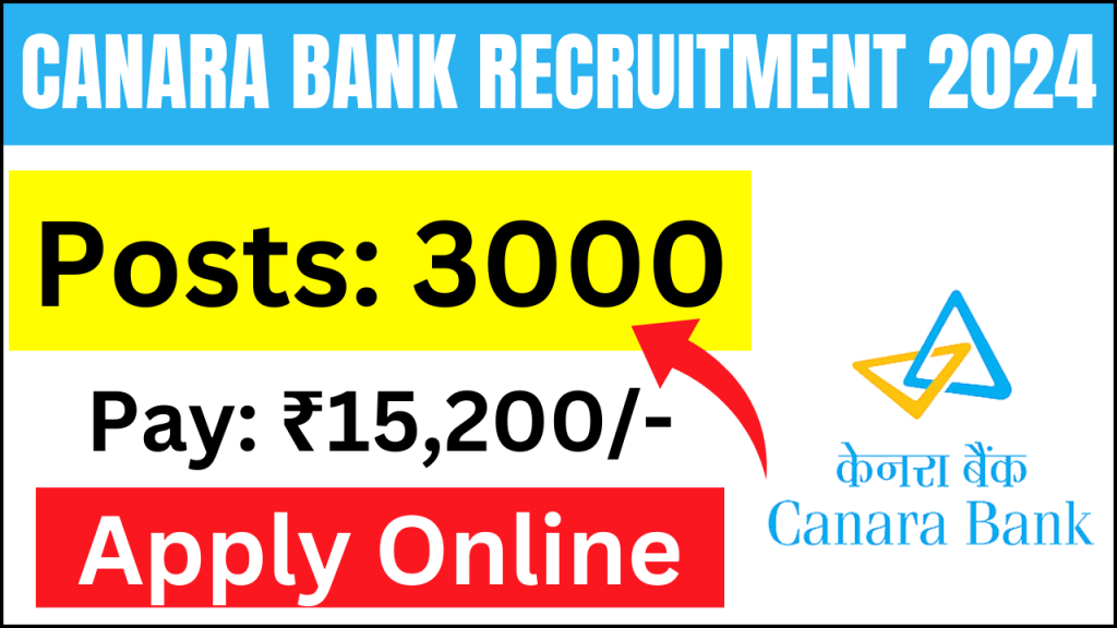 Canara Bank Recruitment 2024