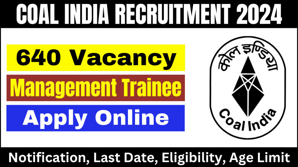 Coal India Recruitment 2024